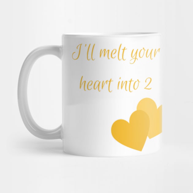 I'll melt heart into two by PedaDesign